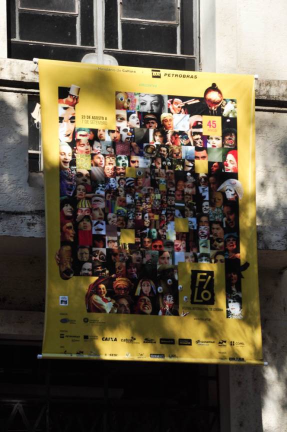 Cartaz do Festival de Londrina, no norte do Paraná, um dos mais importantes do país